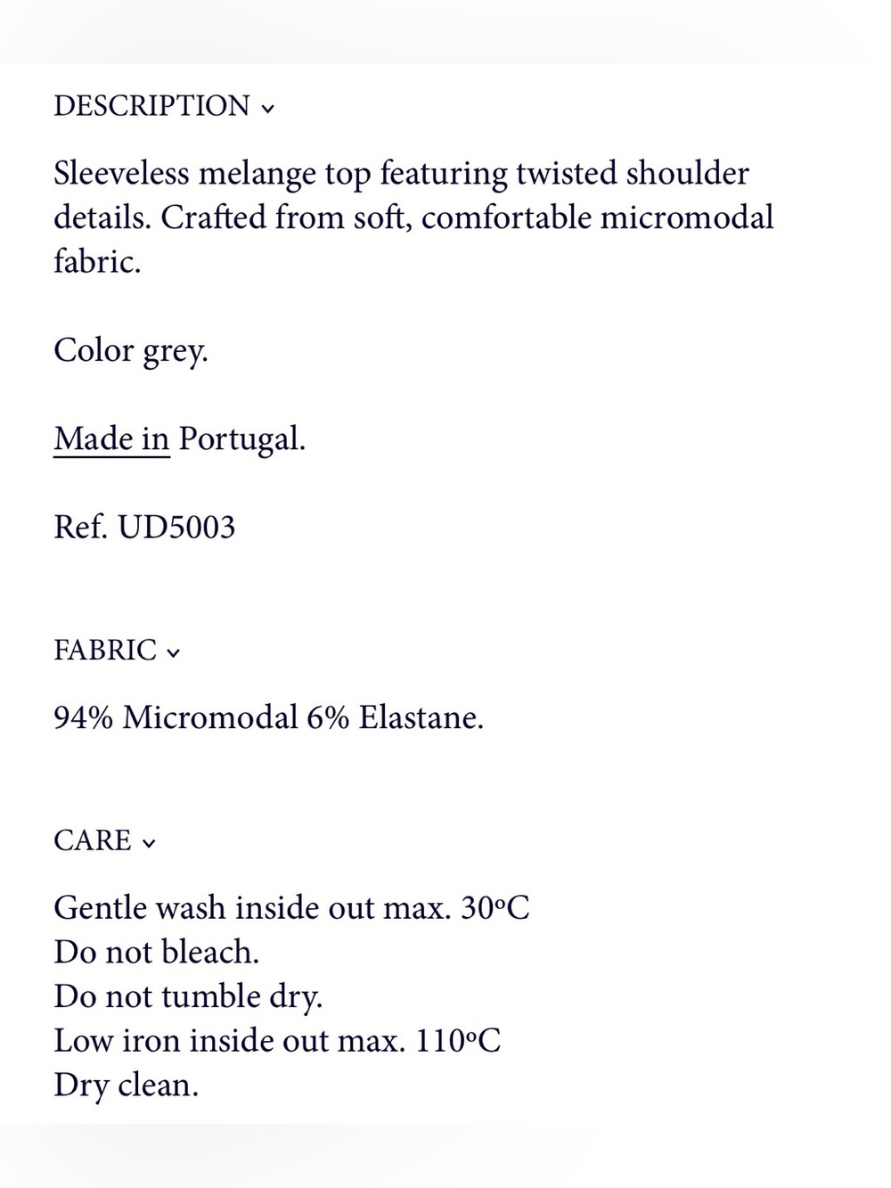 Paloma Wool Gray Sleeveless Draped Neck Top - Picture 5 of 12